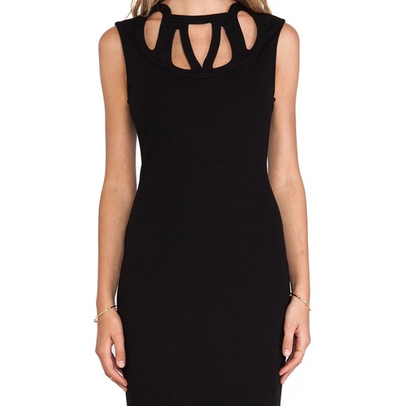 DIANE VON FURSTENBERG DVF Amy Cut Out Dress XL 14 - Picture 4 of 6